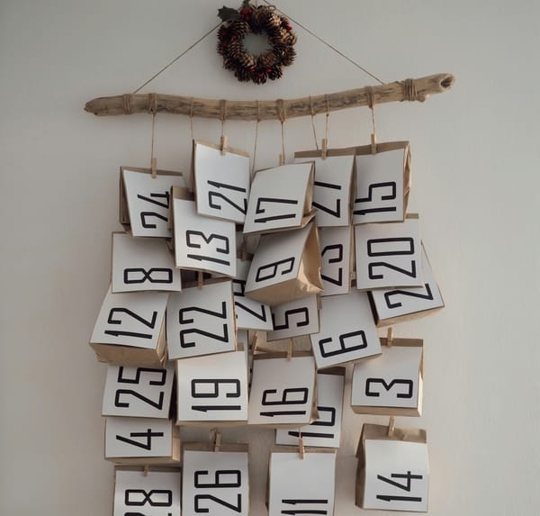 A calendar on the wall
